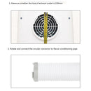 15cm Dia Round Portable Air Conditioner Exhaust Duct Interface Tube Connector