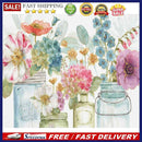 Multi-color Flower Oil Paint By Numbers Kit DIY Acrylic Painting on Canvas Cr