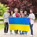Fabric Single-sided Printing Ukraine Flag Ukrainian National Flags Garden Flags