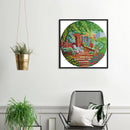 DIY Cotton Cross Stitch Kit Embroidery Artwork Hanging Digital Needlework Decor
