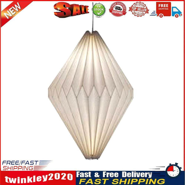 Nordic Creative Paper Origami Lantern Shade Pendant Light Decor (Diamond) Newly
