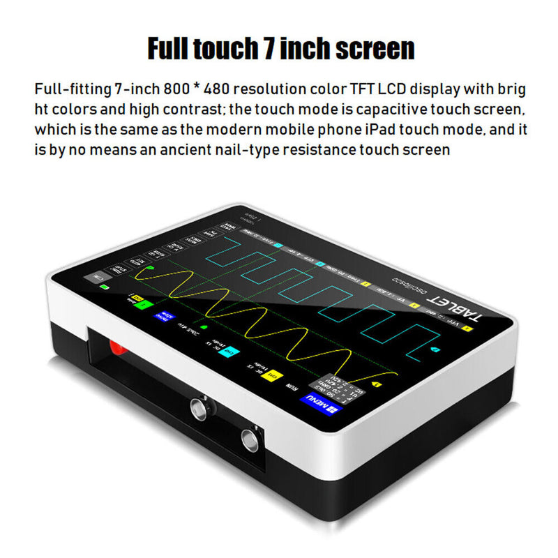 Digital Oscilloscope Dual Channel 100MHz Analog Bandwidth 1GSa/s Sampling Rate