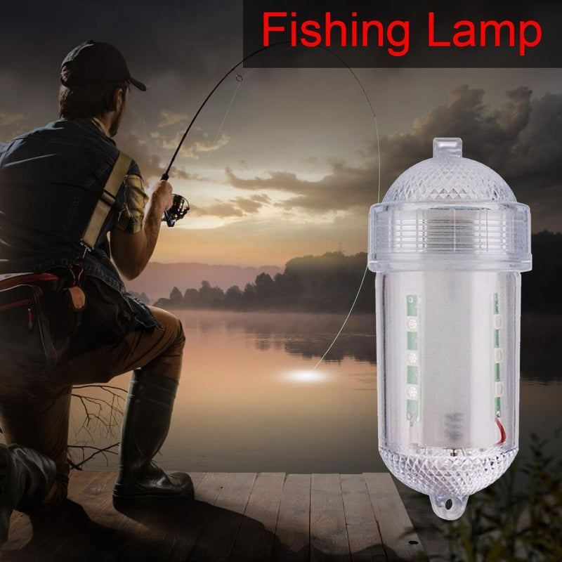 Underwater LED Fishing Attracting Lamp Luminous Lure Bait Light (White)