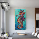 Hippocampus Oil Paint By Numbers Kits Canvas Picture DIY Wall Art Craft Color