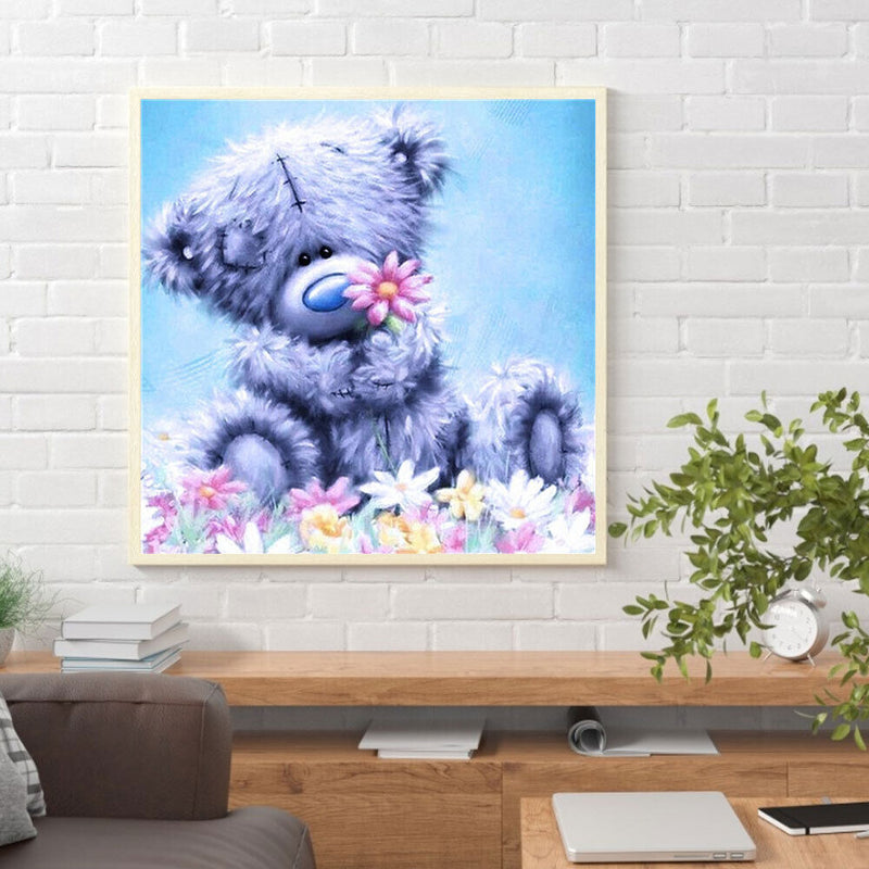 5D DIY Diamond Painting Full Round Drill Animal Bear Wall Decor Rhinestone Art