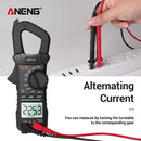 ANENG ST209 Clamp Meter Multimeter AC/DC Voltage Current Tester (Black) Newly