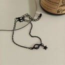 Fashion Punk Simple Gothic Planet Bracelet Adjustable Stars