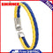 Fashion Ukraine Bracelets Braided Woven Leather Blue Yellow Ukrainian Wristband