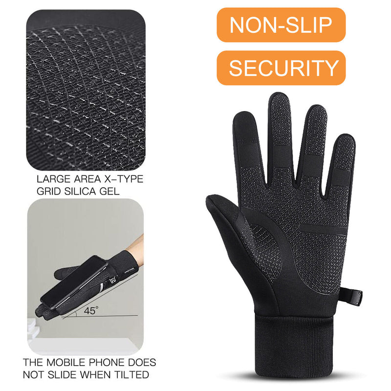 Ski Gloves - Waterproof & Breathable Touch Screen Snowboard Gloves for Men Women