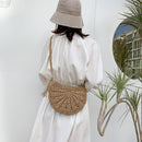 Ladies Vacation Beach Mini Purse Shoulder Crossbody Messenger Straw Weave Bags