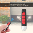 AK-1301 4 Button Copy 433MHZ Electric Garage Door Remote Control (Red)