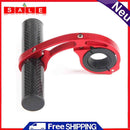 10cm Bicycle Handlebar Extender Bike Front Light Computer Bracket (Red)