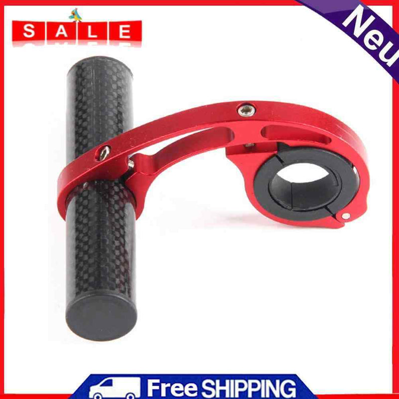 10cm Bicycle Handlebar Extender Bike Front Light Computer Bracket (Red)