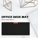 Home Office Desk Table Mat Keyboard Felt Laptop Cushion Mousepad (Black) Newly
