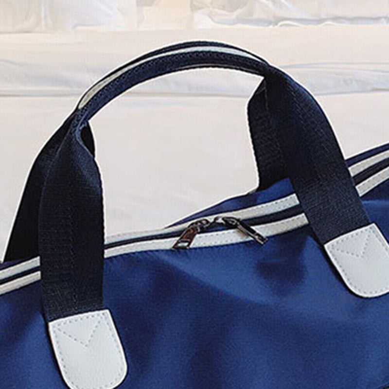 Fashion Women Yoga Fitness Waterproof Messenger Bag Luggage Handbag (Blue)l