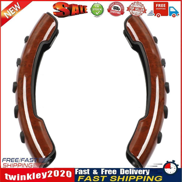 Car Steering Wheel Booster Cover Interior Accessories (Peach Wood Grain) Newly