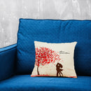 Pillow Covers - 4-Piece Linen Holiday Anniversary Wedding Cushion Pillow Case