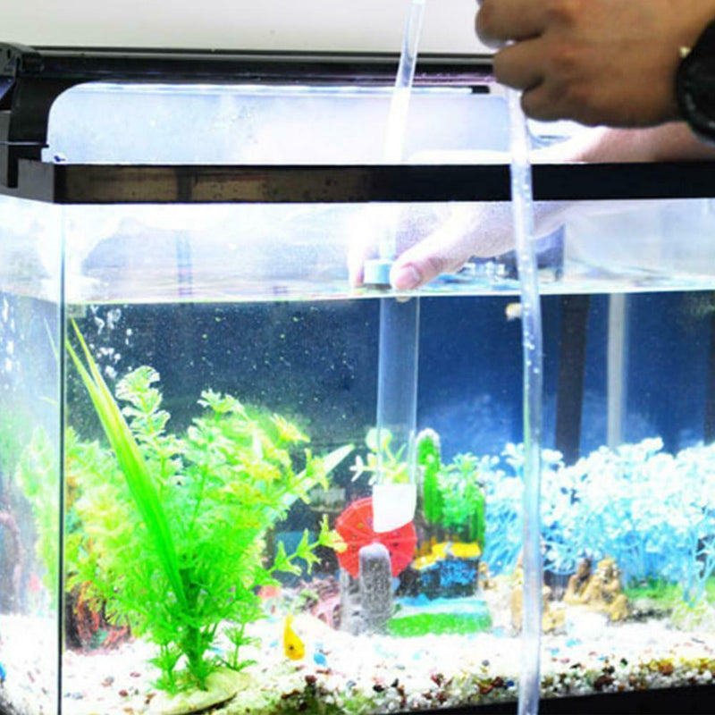 Aquarium Fish Tank Gravel Cleaner Syphon Vacuum Water Pumps L8Q3 Best X1E7