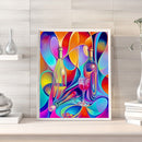 Paint By Numbers Kit DIY Abstract Wine Bottle Colouring Oil Picture Craft