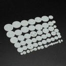 58 Pcs Plastic Gears Set Shaft Motor Gear Gearbox Robot Kits Craft
