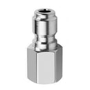 3pcs/set Stainless Steel 3/8 Quick Connect to 3/8 NPT Pressure Washer Adapters