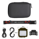 Waterproof Sensor Camping Headlamp COB LED Cap Clip Head Lamp (NO Car Charger)