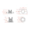 2Sets CR10 T8 Anti Backlash Spring Loaded Nut for Upgrade Ender 3s Ender 3 Pro