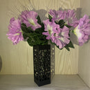 Black Outdoor Courtyard Cemetery Garden Flower Holder Flower Basket Vase