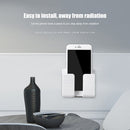 Wall Mounted Mobile Phone Charging Organizer Storage Box Stand Rack (White)