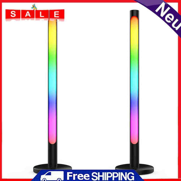 2 Sets Music Atmosphere Ambient Lamp Bar RGB LED Pickup Rhythm Night Light Strip