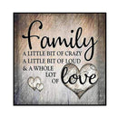 Full Cross Stitch 11CT Counted Family Love Embroidery DIY Handmade Needlework