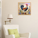 5D DIY Round Rhinestones Diamond Painting Cock Embroidery Needlework  Newly