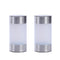 2pcs Solar Powered Stainless Steel Light LED Wall Light Fence Lamp Outdoor Garden Li