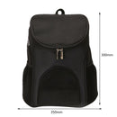 Pet Cat Carrier Backpack Breathable Travel Outdoor Shoulder Carry (Black) Newly