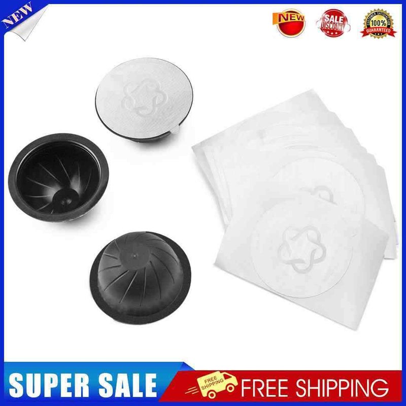 #A Refilling Capsule Self Adhesive Reusable Aluminum Foil Brewer Lid for Nespres