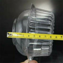 Round Cake Holders Boxes Cases Set Reusable Muffin Cup Plastic Cupcake