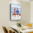Little Girl 5D DIY Diamond Painting Full Round Drill Mosaic Rhinestones Dra