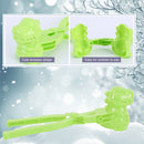 Snowball Maker Tool Dragon Shape Snow Ball Sand Mold Tongs with Anti-slip Han