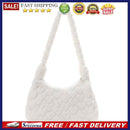 Women Soft Warm Plush Handbags Fluffy Underarm Bags Shoulder Top-handle Bags