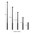 Black Handheld Stabilizer Monopod Stick Extension Rod Pole for DJI OM 4