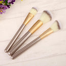 Professional 12pcs Cosmetic Makeup Powder Blush Brush Set With Leather Bag