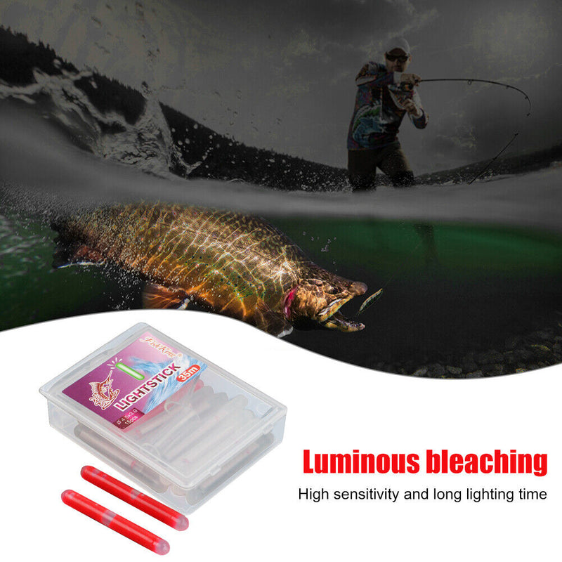 15pcs Fishing Float Fluorescent Light Stick Luminous Night Float Rod Lights