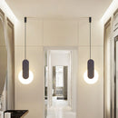 Geometry Round Design Bedside Lamp Modern Style Pendant Lamp LED Ceiling Light