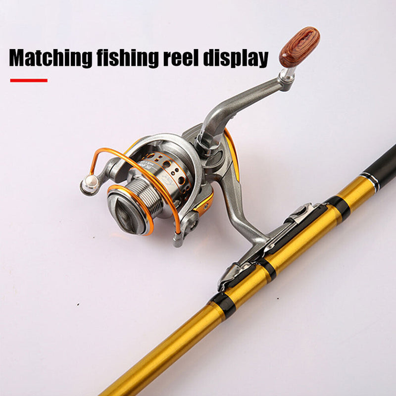Casting Spinning Fishing Rod Telescopic Rock Hard Pole 1.8m 2.1m 2.4m 2.7m 3.0m