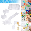 Thread Kits Floss Winder Sewing Tools Embroidery Organizer Box Plastic Storage