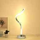 LED Spiral Table Light Eye Protection Reading Lighting Lamp (Warm Light) Newly