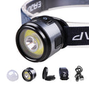 Multifunctional XPG+COB LED Clip on Cap Hat Light Camping Working Headlamp To
