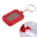 Mini Portable Solar 3 LED Light Keychain Camping Torch Flashlight (White)