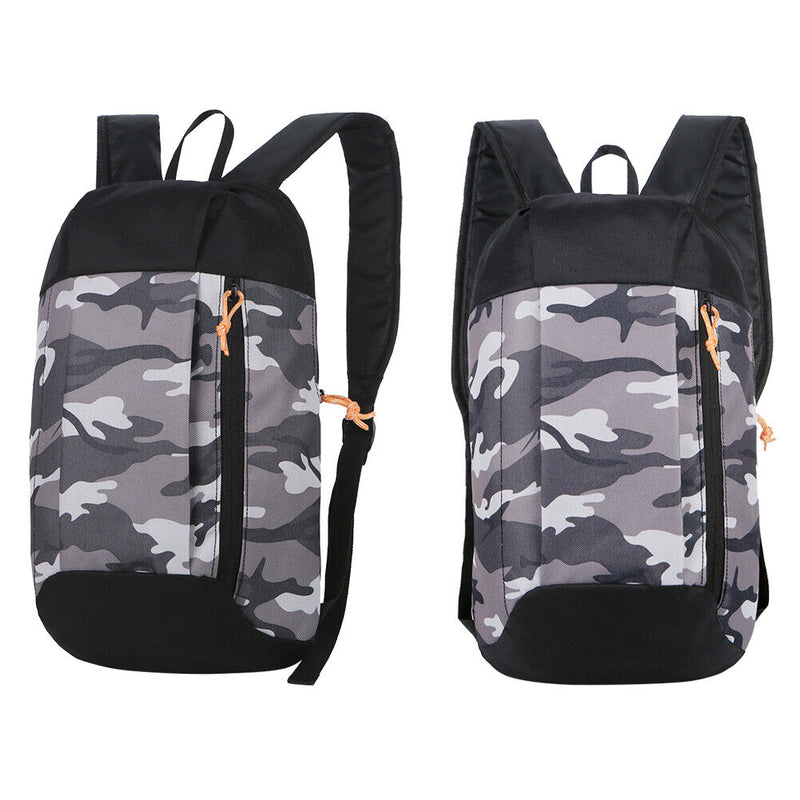 10L Outdoor Backpack Waterproof Bag for Men Women Kids (Black Camouflage) Newly