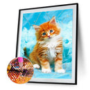 5D DIY Cat Full Square Drill Mosaic Diamond Painting Kit Wall Art Rhinestone